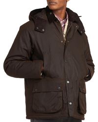 barbour winter utility wax jacket