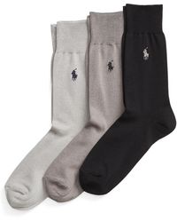 Polo Ralph Lauren 3 Pack Classic Fashion Socks - Grijs