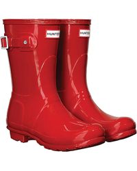 Red Wellington and rain boots for Women 