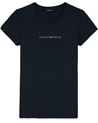 Emporio Armani - Ladies Knitted Langarm-T-Shirt - Lyst