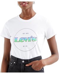 Levi's The Perfect Short Sleeve T-shirt - White
