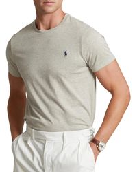 Polo Ralph Lauren Crew-neck Pocket T-shirt in Purple for Men | Lyst