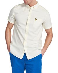 MEN/'S BRAND NEW LYLE AND SCOTT SHORT SLEEVE OXFORD POLO SHIRT