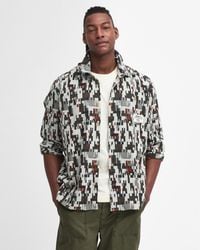 Barbour - Coalbrook Relaxed Long Sleeve Jacquard Shirt Size: L - Lyst