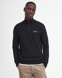 Barbour - Essential Half-Zip Sweatshirt Size: L - Lyst