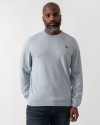 Paul Smith - Ps Crew Neck Zebra Badge Jumper - Lyst