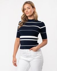 Ted Baker - Makarin Fitted Knit Top - Lyst