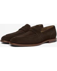 Oliver Sweeney - Buckland Suede Penny Loafers - Lyst