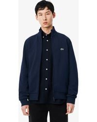 Lacoste - Half Zip Fleece Sweatshirt - Lyst