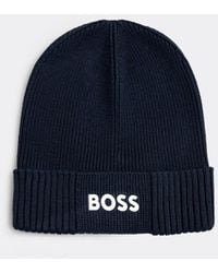 BOSS - Mind Hat & Scarf Gift Set - Lyst
