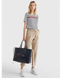 tommy iconic tote bolsa