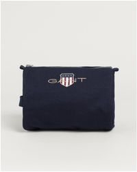GANT D1. Archive Shield Wash Bag - Blue