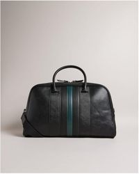 Ted Baker - Evian Striped Pu Bowler Bag - Lyst
