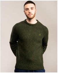gant neps knit crew sweater