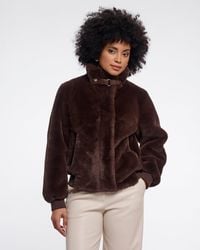 Rino & Pelle - Ambra Short Faux Fur Jacket - Lyst