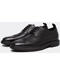 BOSS by HUGO BOSS - Larry Leather Derby Brogue Shoes - Lyst