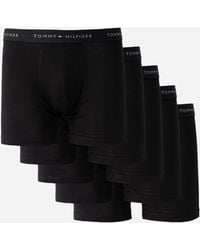 Tommy Hilfiger - 5-Pack Logo Waistband Boxer Briefs - Lyst