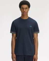 Fred Perry - Twin Tipped Cuff T-Shirt - Lyst