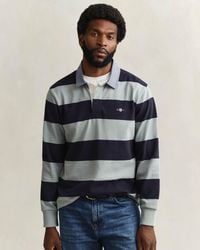 GANT - Regular Fit Chambray Stripe Heavy Rugger - Lyst