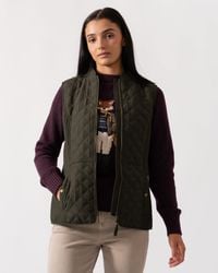 Joules - Minx Diamond Quilt Gilet - Lyst