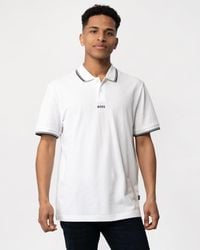 BOSS - Boss Pchup Short Sleeve Polo Shirt - Lyst