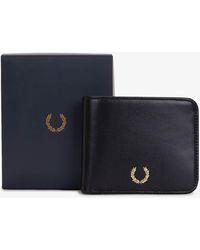 Fred Perry - Smooth Leather Billfold Wallet - Lyst