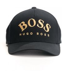 hugo boss black and gold cap