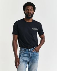 GANT - Short Sleeve Printed Graphic - Lyst