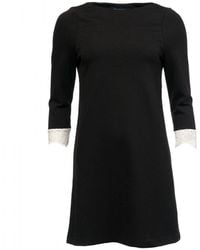 French Connection - Lula Stretch L/S Slash Neck Tunic - Lyst