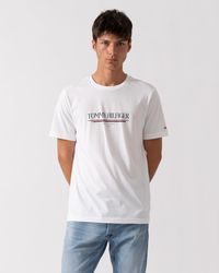 Tommy Hilfiger - Brand Love Hilfiger Tee - Lyst