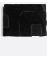 BOSS - Toni Cotton Beach Towel With Double Monogram - Lyst