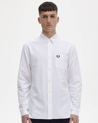 Fred Perry - Long Sleeve Oxford Shirt Nos - Lyst
