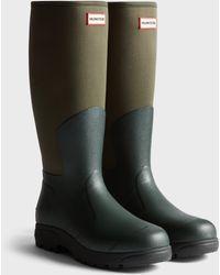 HUNTER - Balmoral Neoprene Tall Boot - Lyst
