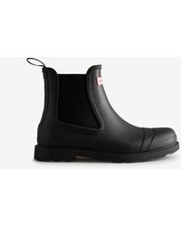 HUNTER - Commando Chelsea Boot - Lyst