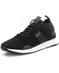 hugo boss slip on trainers