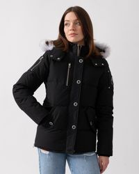 Moose Knuckles - 3Q Jacket With Natural Shearling 1001, Size: M - Lyst