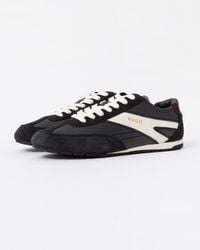 HUGO - Lytton Suede-Panelled Trainers With A Retro Silhouette - Lyst