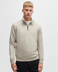 BOSS - Boss Zetrust 1/4 Zip Sweatshirt - Lyst