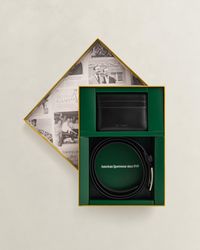 GANT - Leather Belt And Card Holder Gift Set - Lyst