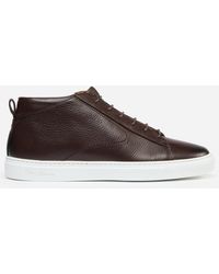 Oliver Sweeney - Fermo Mid Cut Deer Leather Trainers - Lyst