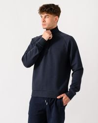 BOSS - Sweat Zip-Neck Sweatshirt - Lyst