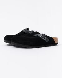 Birkenstock - Boston Braided Suede Leather Clogs - Lyst