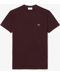 Lacoste - Crew Neck Pima Cotton Jersey T-Shirt - Lyst