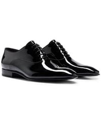 BOSS - Leather Oxford Shoes With Leather Lining Nos - Lyst