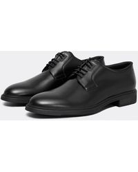 BOSS by HUGO BOSS - Firstclass Leather Derby Shoes With Rubber Outsole - Lyst