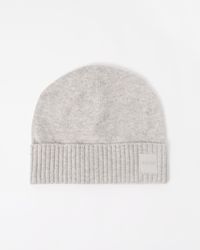 BOSS - Akaio R Beanie With Logo Label - Lyst