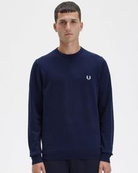 Fred Perry - Classic Crewneck Jumper - Lyst