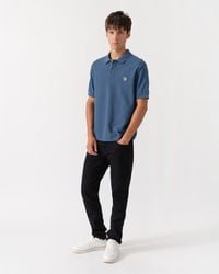 Paul Smith - Ps Regular Fit Short Sleeve Organic Cotton Zebra Polo Shirt - Lyst