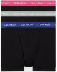 Calvin Klein - Cotton Stretch Wicking Trunk 3 Pack - Lyst