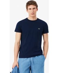 Lacoste - Crew Neck Pima Cotton Jersey T-Shirt - Lyst